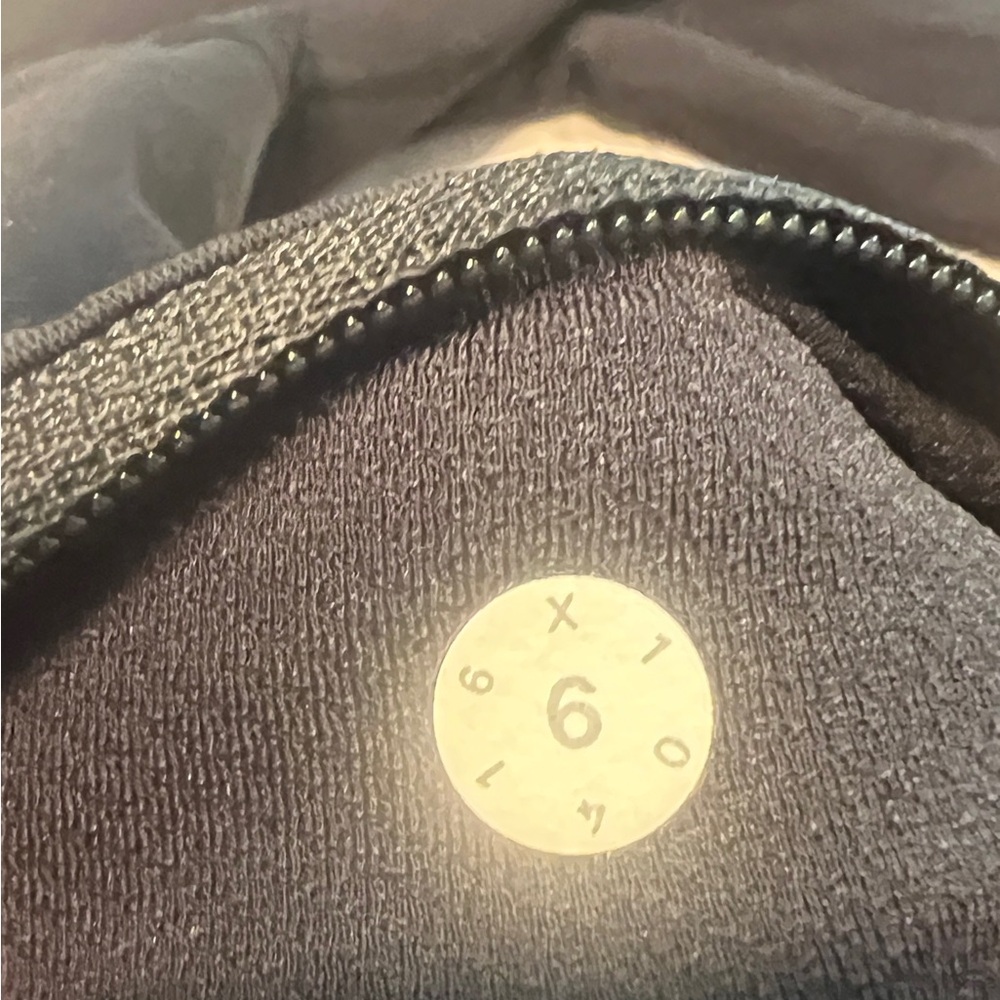 GUC Lululemon Pace Rival Crop *Full-On Luxtreme 22" Size 6 Color Black - Picture 9 of 9